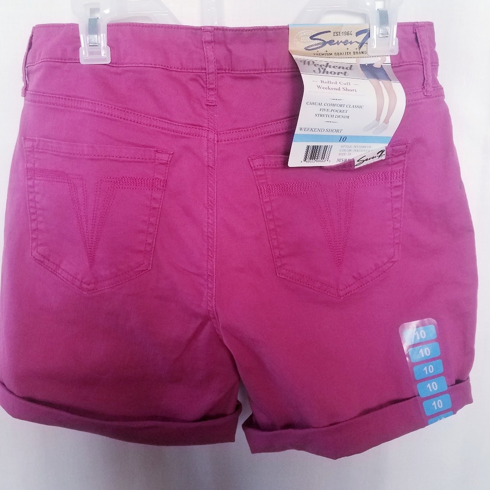 Seven7 Weekend Denim Rolled cuff Shorts - Picture 4 of 8